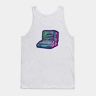 Retro Turbo Desktop PC Personal Computer Tank Top